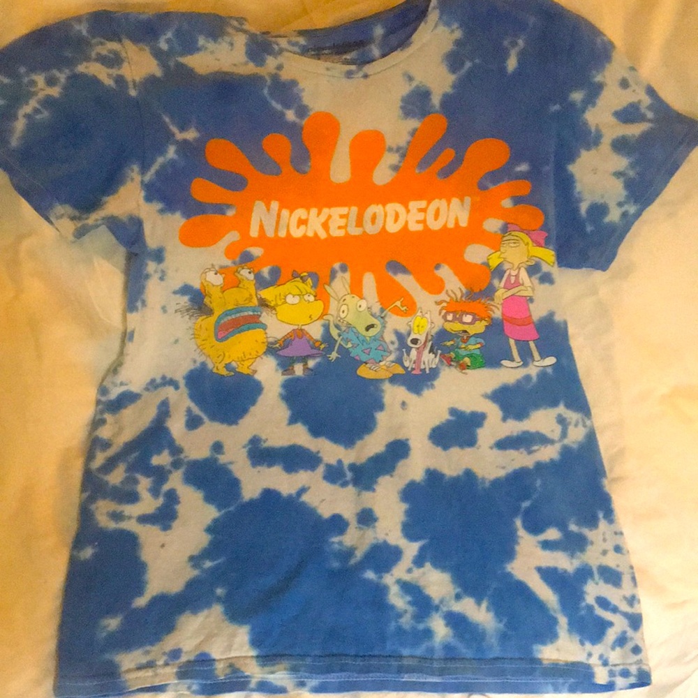 90’s Nickelodeon show tie-dye tee